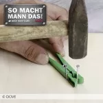 Hammer trifft den Nagel